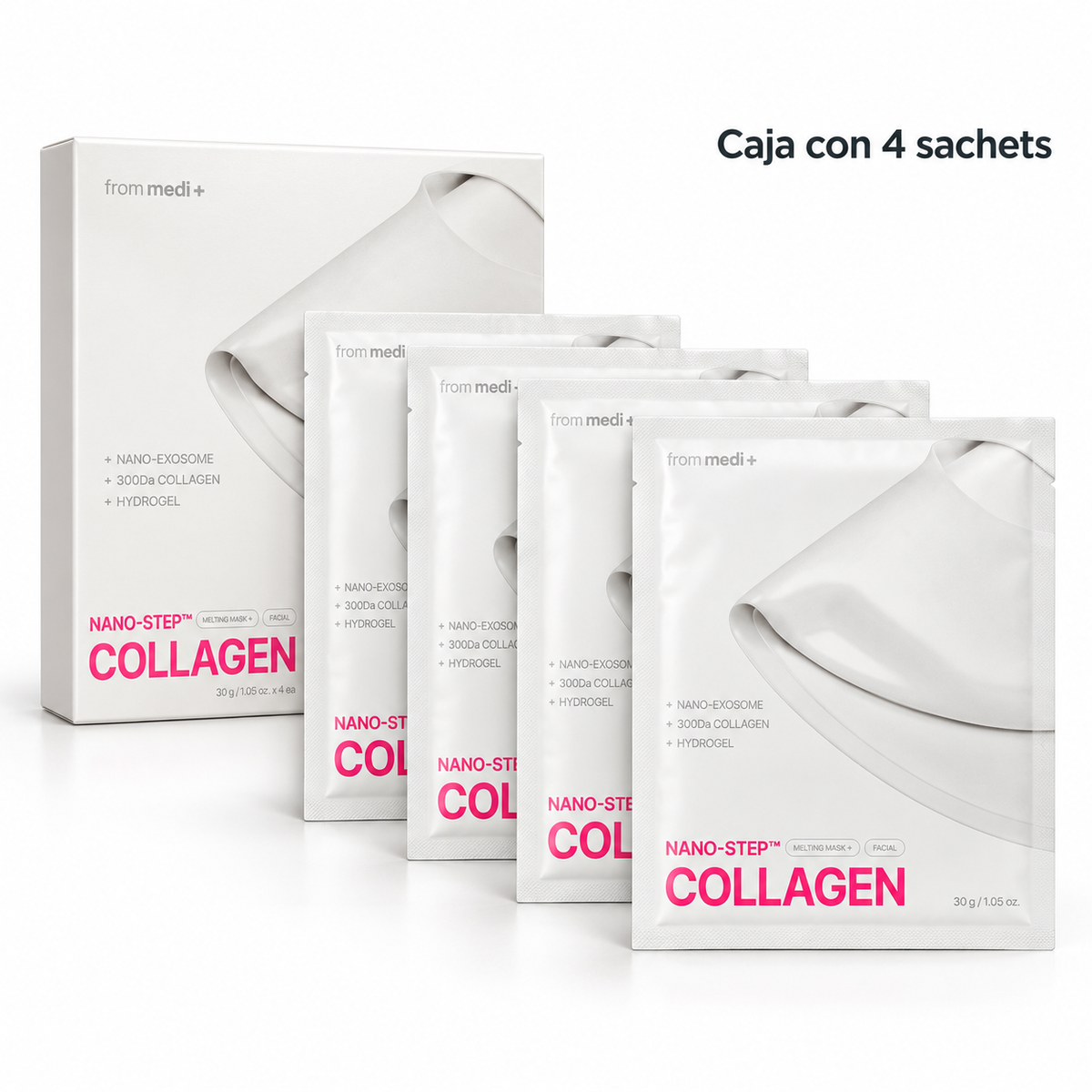 Mascarilla hidrogel de colágeno Nano-Step Collagen Melting Mask de from medi+