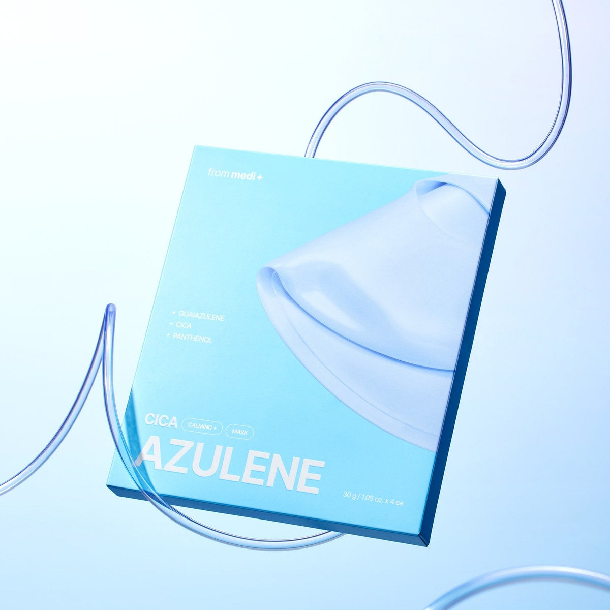 Sachet from medi+ Azulene Cica Calming Mask, mascarilla hidrogel