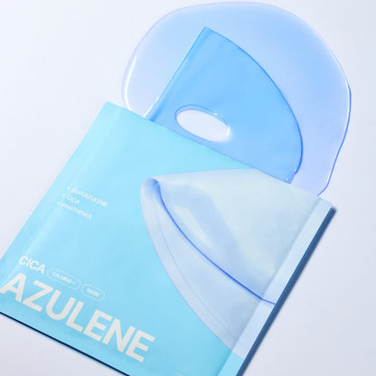 from medi+ Azulene Cica Calming Mask, sachet de mascarilla hidrogel calmante con azuleno y centella asiática