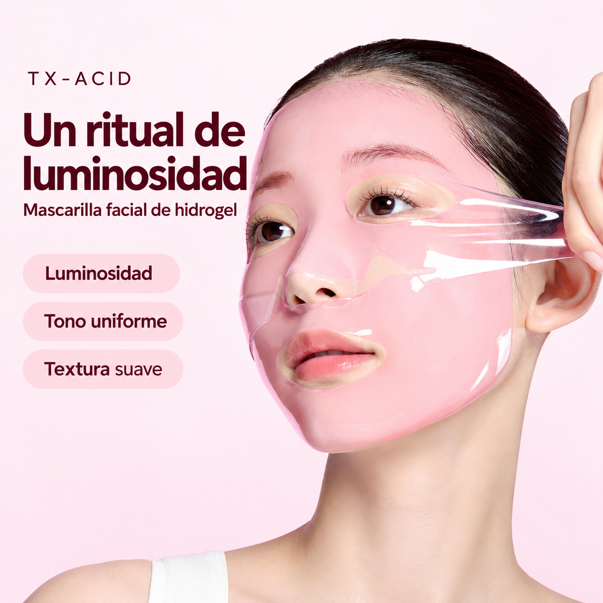 Mascarilla hidrogel TXA de from medi+ con ácido tranexámico y niacinamida